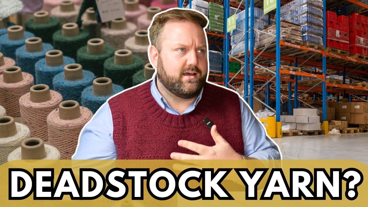 Shopping a DEADSTOCK Yarn Warehouse. No Labels, Massive Bolts! Would you shop here? 🧶💀🌆