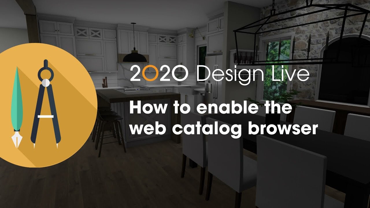 2020 Design Live Tip: How to enable the web catalog browser