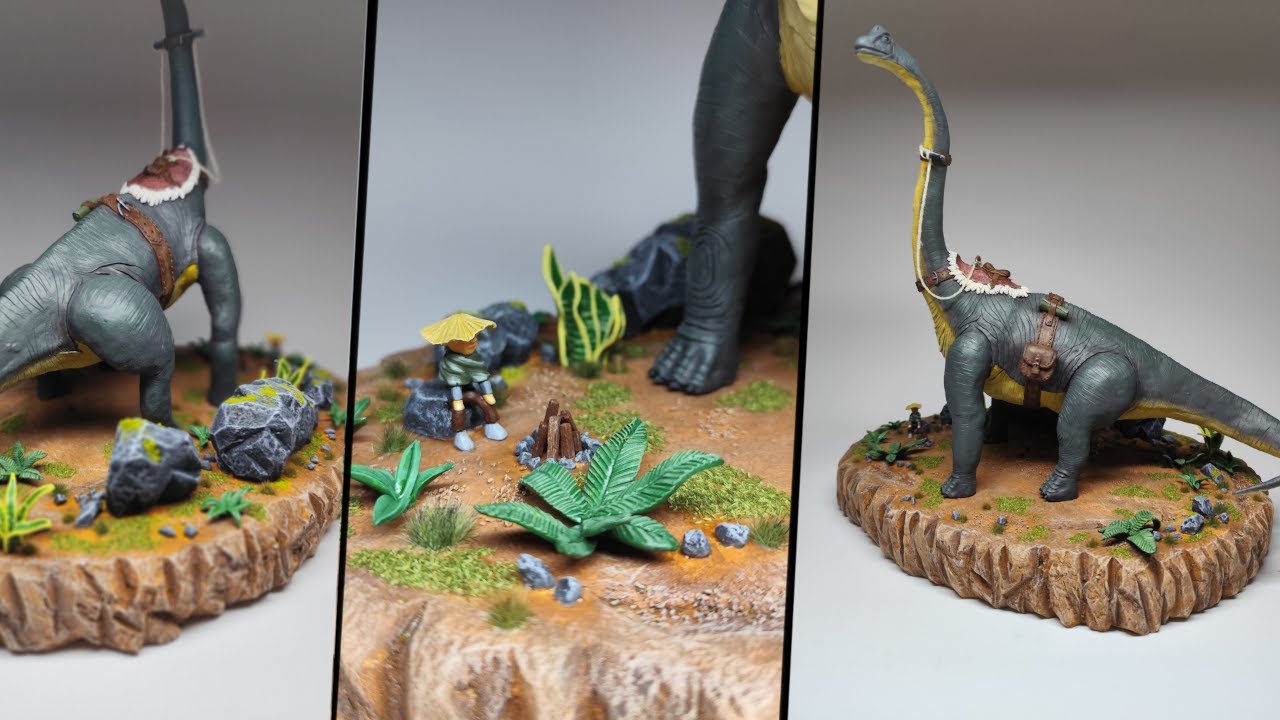 I made a Brachiosaurus out of Polymer Clay