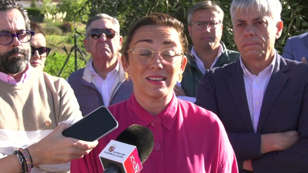 06/10/23 María González Corral visita tramo renovado de la carretera CL-626 entre Sabero y Boñar