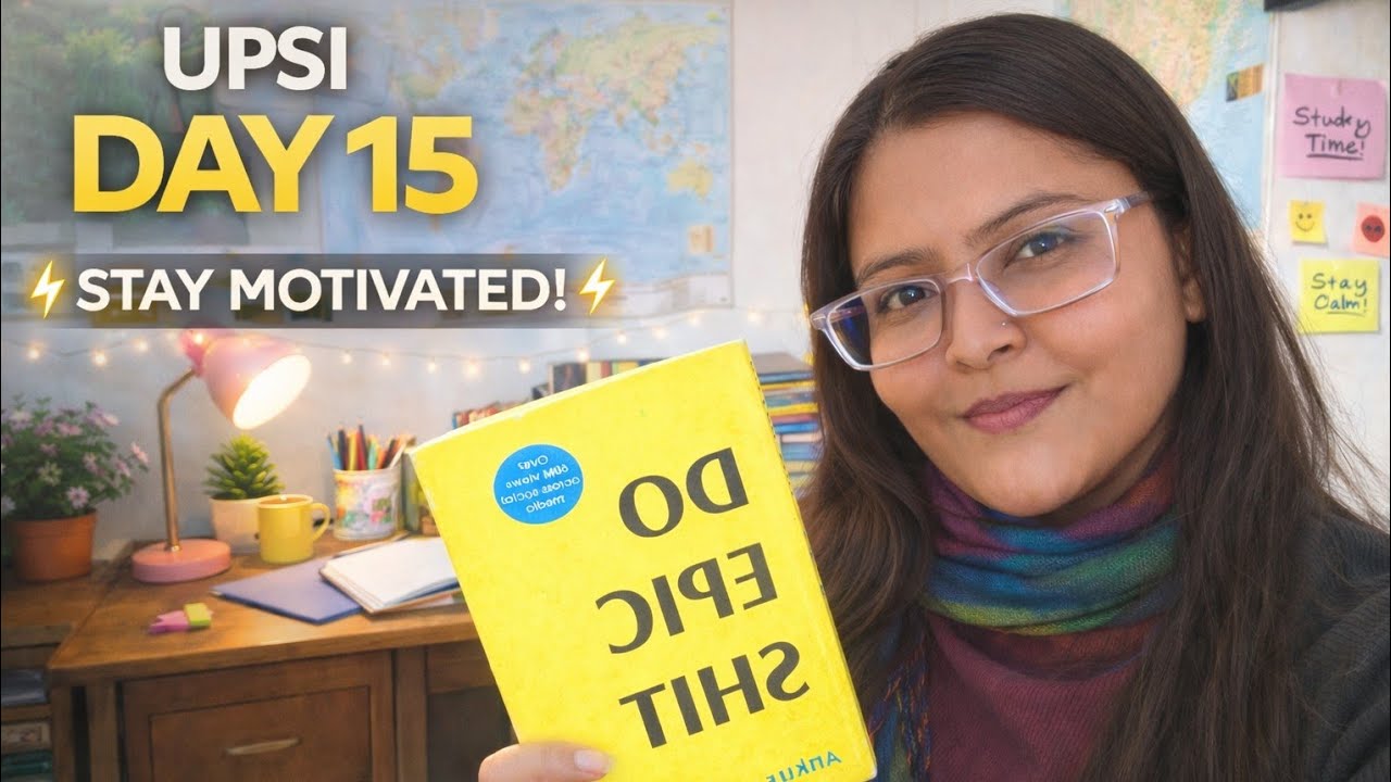 UPSI DAY 15 STUDY ROUTINE | HOW I AM PREPARING FOR UPSI 2025 ? #upsi #pcsworld #studyvlogs