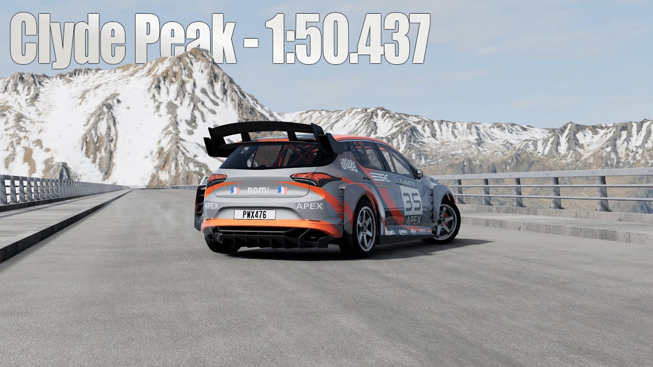 BeamNG | SS Clyde Peak - 1:50.437