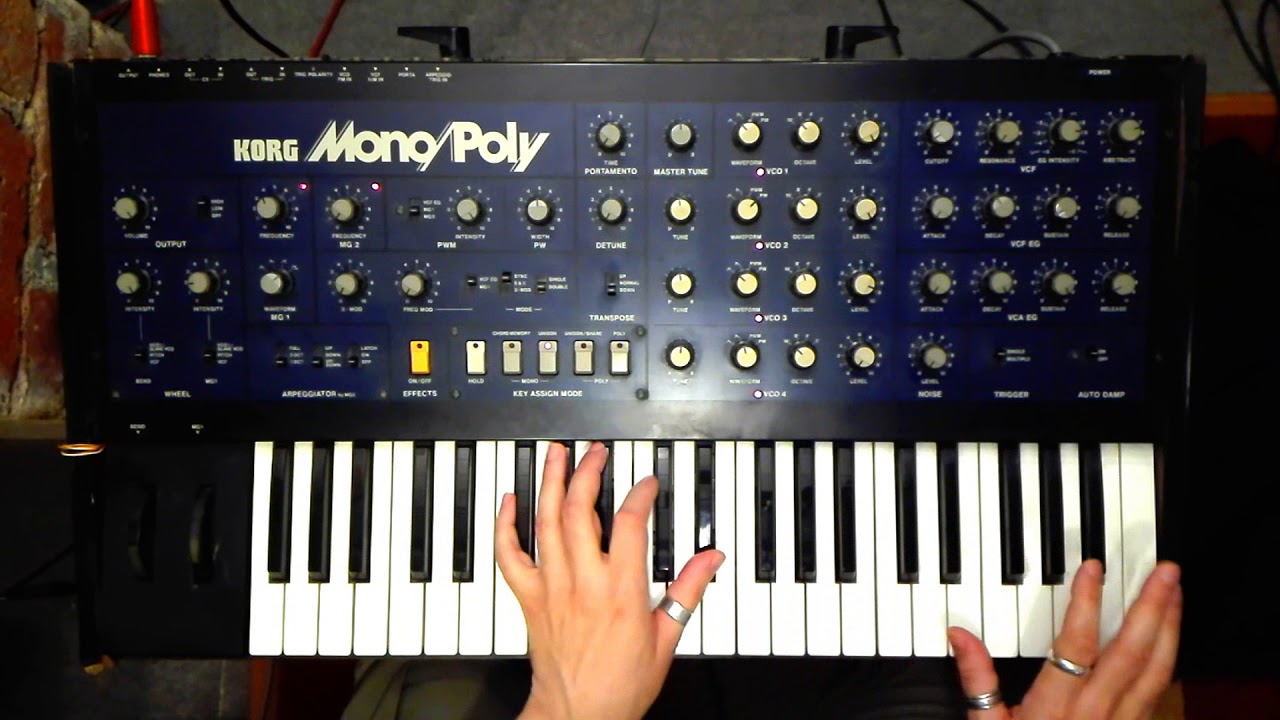 Korg Monopoly DEMO Urban-Funk Bass #1 (No Talkin')