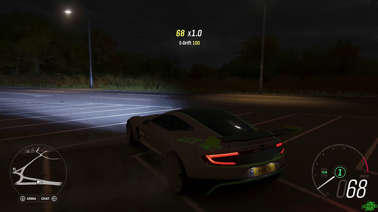 Forza Horizon 4 - night driving (Xbox Series X, 4K, 60 fps)