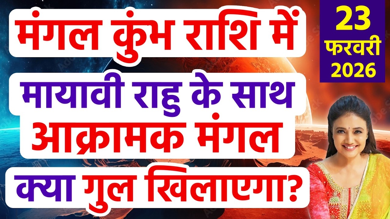 23 फरवरी से सेनापति मंगल का कुंभ राशि में प्रवेश | सभी 12 राशियों का राशिफल और उपाय