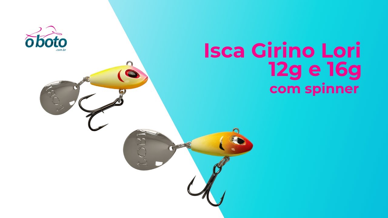 Isca Girino Lori l precisão em diferentes tipos de pesca
