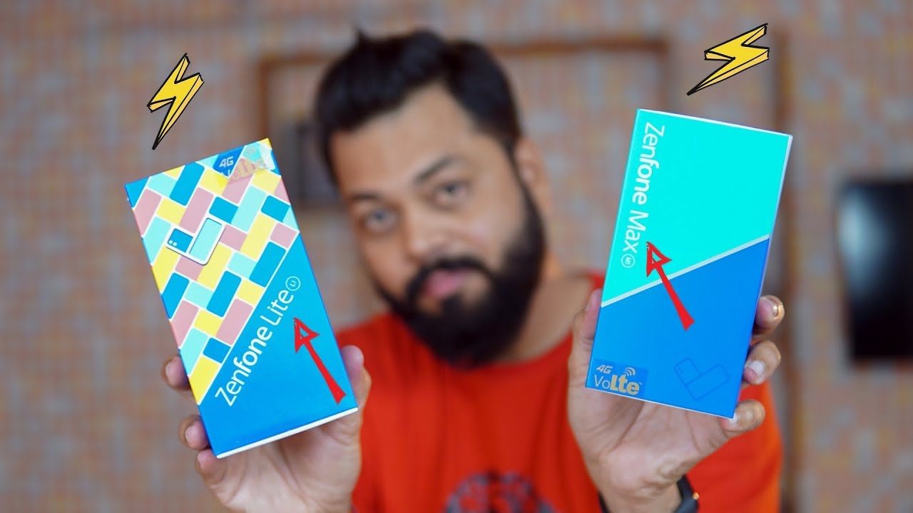 ASUS ZENFONE MAX M1 & ASUS ZENFONE LITE L1 - Unboxing, Gaming Performance, Camera & Features