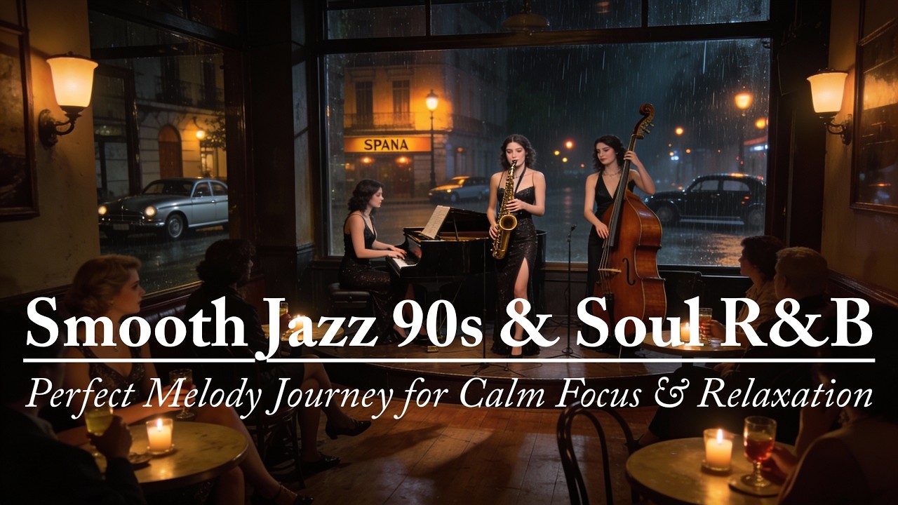 Smooth Jazz 90s & Soul R&B | Perfect Melody Journey for Calm Focus & Relaxation