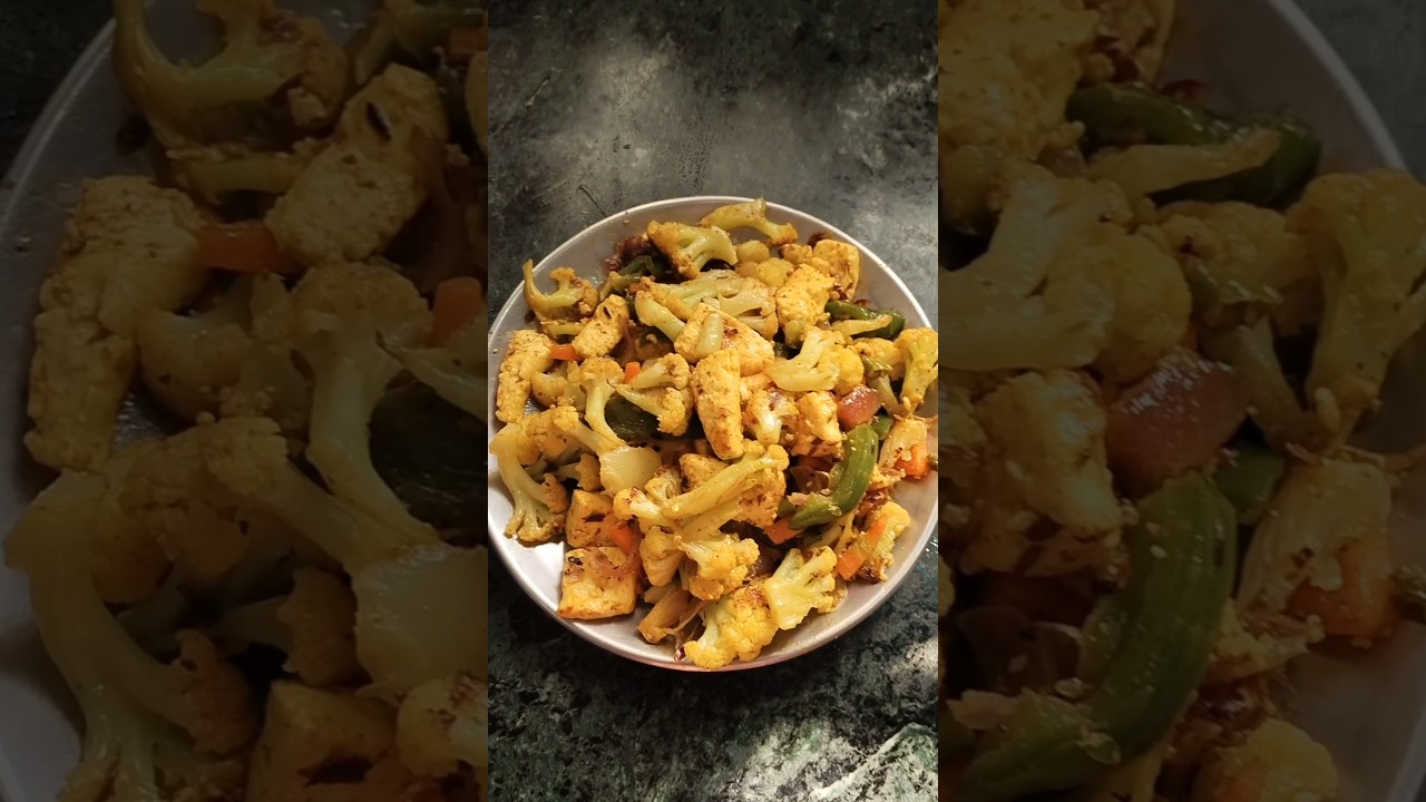 Paneer cauliflower fry ll #foryou #shortsfeed #ytshorts #trendingshorts #viralshorts #shorts