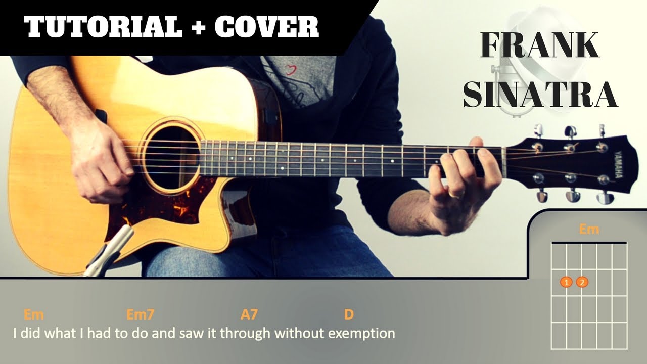MY WAY I Frank Sinatra I TUTORIAL + PDF GRATIS + COVER I A mi manera