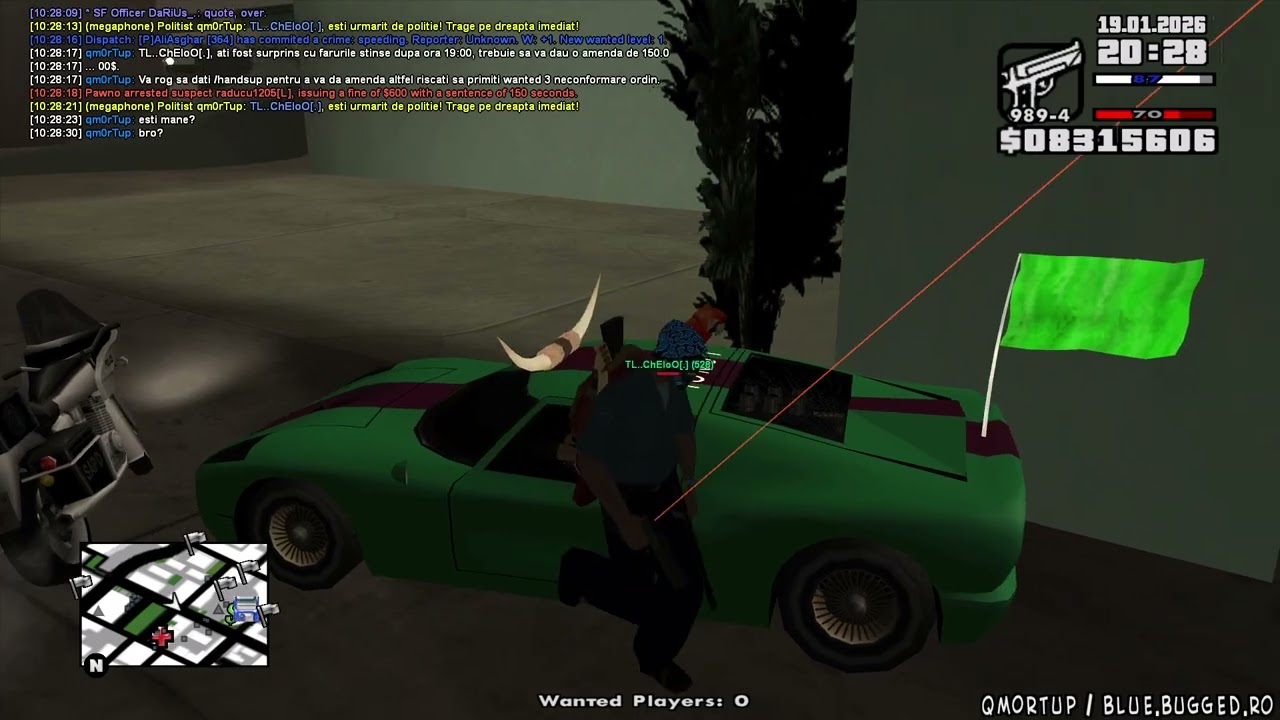 m0rTu - dovada 74 blue bugged #gta [SA:MP]