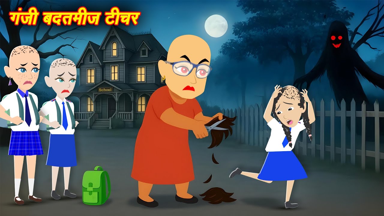 Ganji Badtamij Class Teacher | Cartoon Kahaniya | Hindi Kahaniya | Hindi Stories | Class Teacher