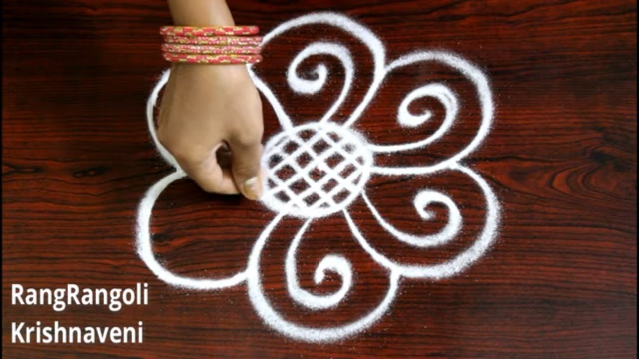 3*2 dots Easy Rangoli Designs Collection| Small Muggulu| Simple Daily Kolam| RangRangoli Krishnaveni