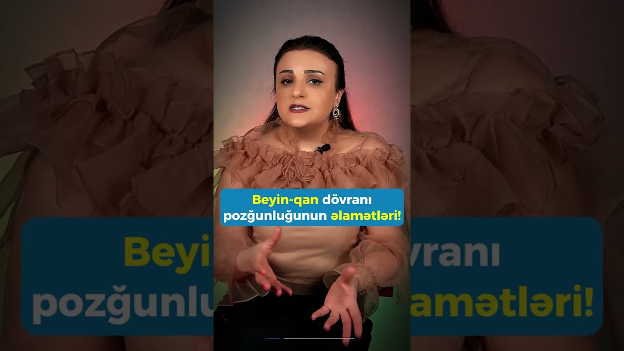Beyin-qan dövranı pozğunluğunun əlamətlərinə diqqət! l İnsult l İflic l Nevroloq Dr. Ruhiyyə