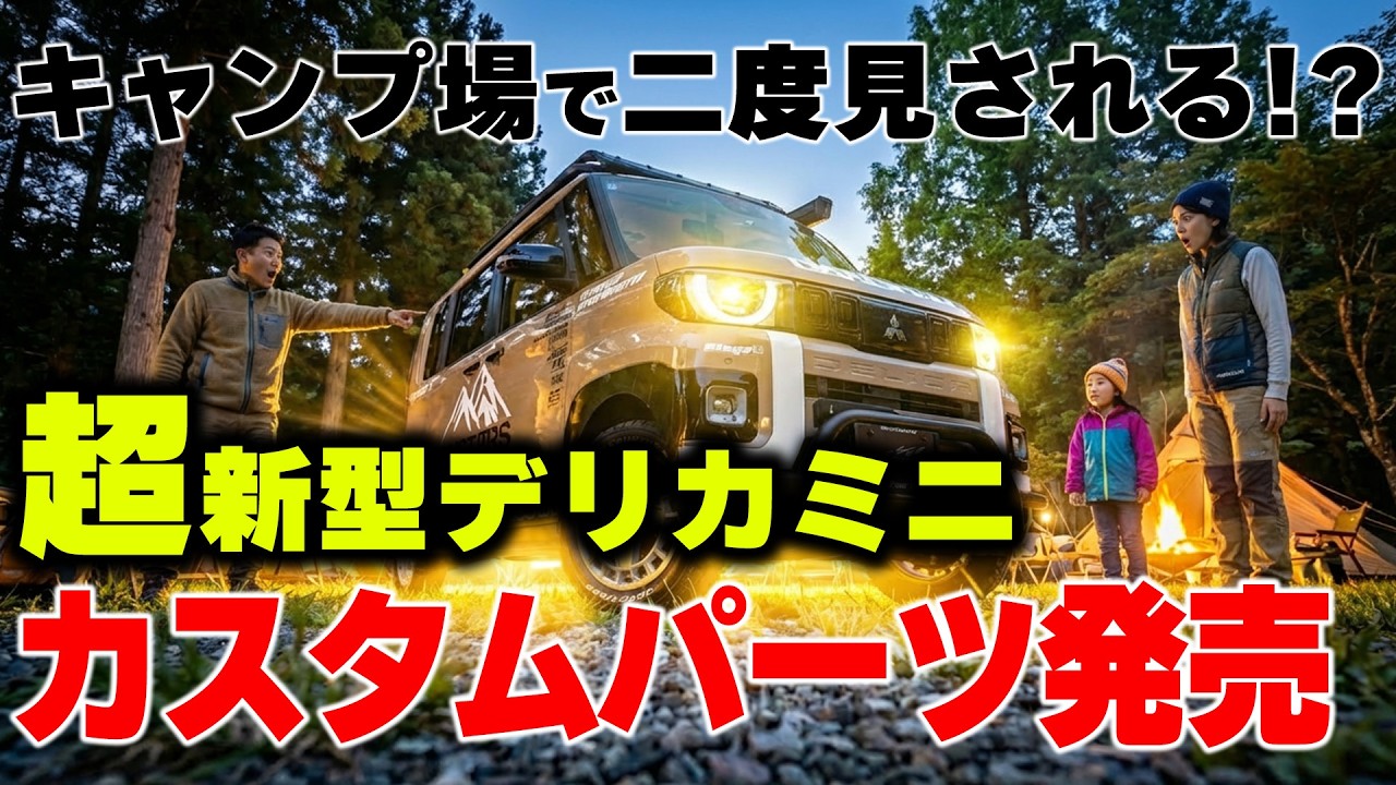 【初公開】新型デリカミニフルカスタム完成！オートフラッグスの新パーツを一挙紹介！