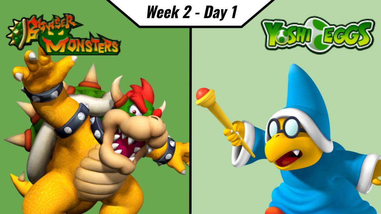 Week 2 - Day 1 | Daniel Monsters VS. Jay Eggs