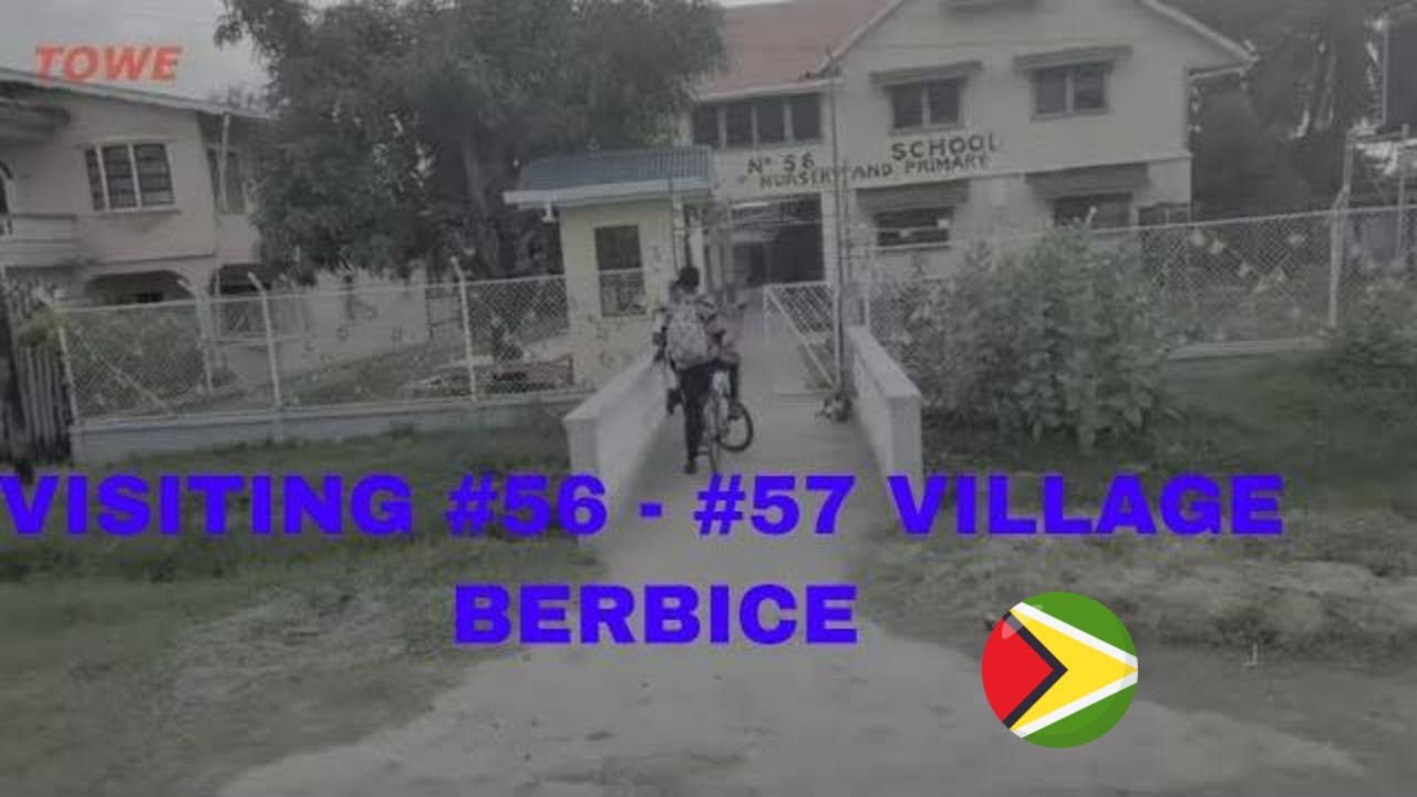 Visiting my home town after 27 years. Lets tour #56 and #57 village. Berbice, Guyana.