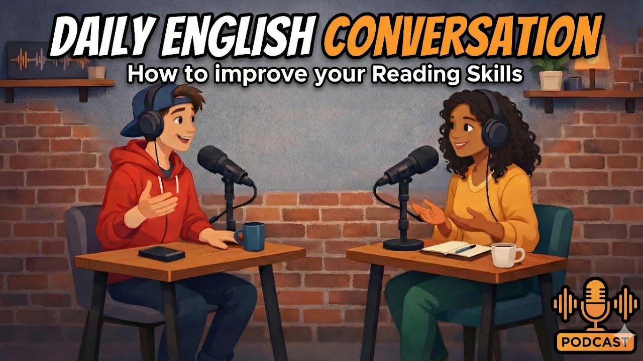Daily English Conversation | How to Improve You Reading Skills | Podcast 