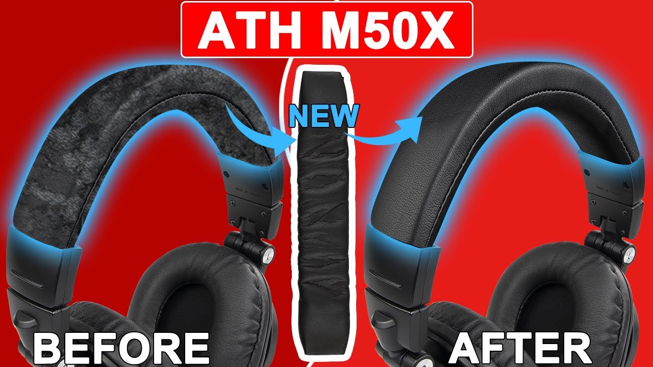 SOULWIT&reg; | How to Replace Audio Technica ATH M50X Headband | Repair Parts Kit