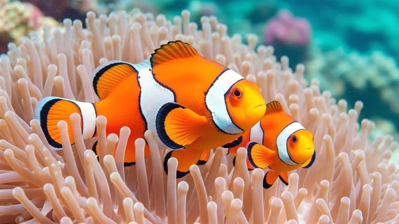 The Best 4K Aquarium 🐠 Explore the Stunning World of Sea Jellyfish and Beautiful Coral Reef Fish.#96