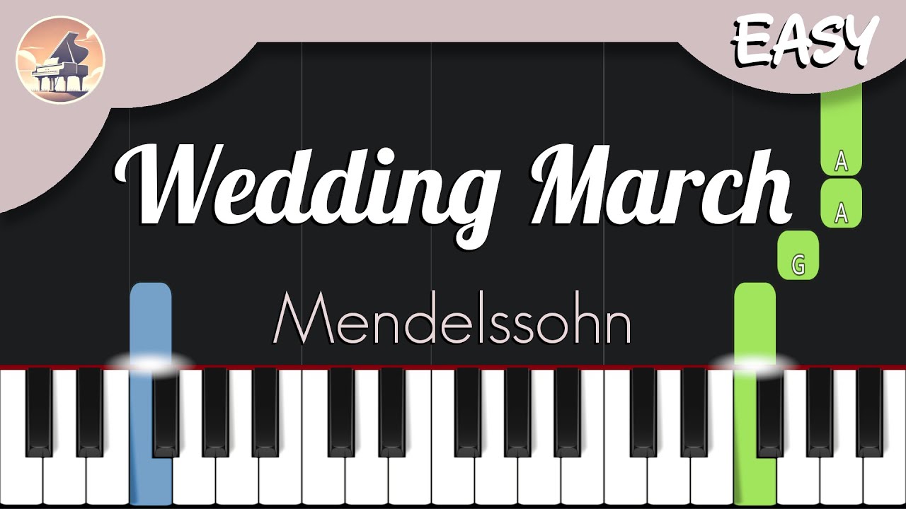 Mendelssohn - Wedding March | Easy Piano Tutorial