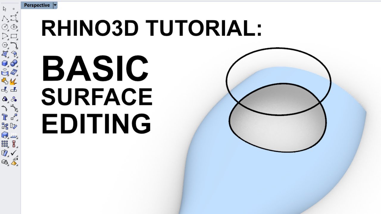 Rhino 3D basics tutorial: Surface Editing