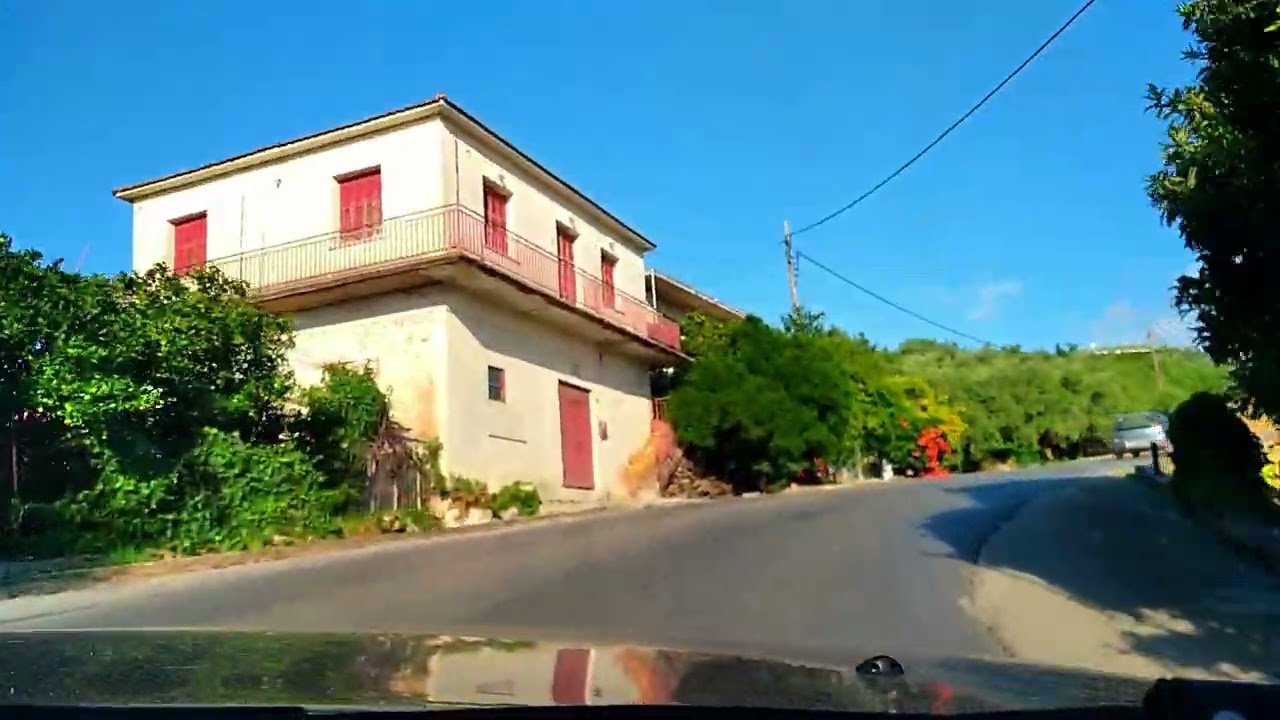 Driving in Greece, Chora - Gargaliani -  Filiatra