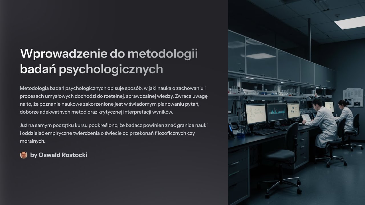 Wprowadzenie do metodologii badań psychologicznych