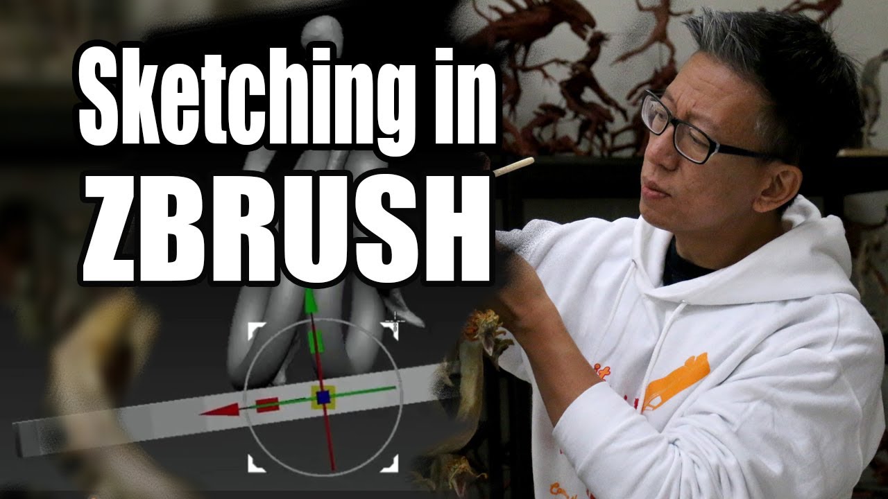 Sketching in Zbrush