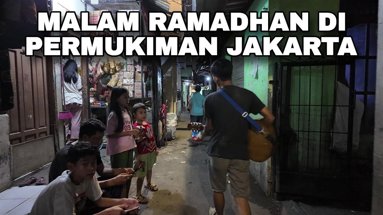 Suasana Malam Ramadhan Di Permukiman Padat Jakarta | Ramadan Night Walk