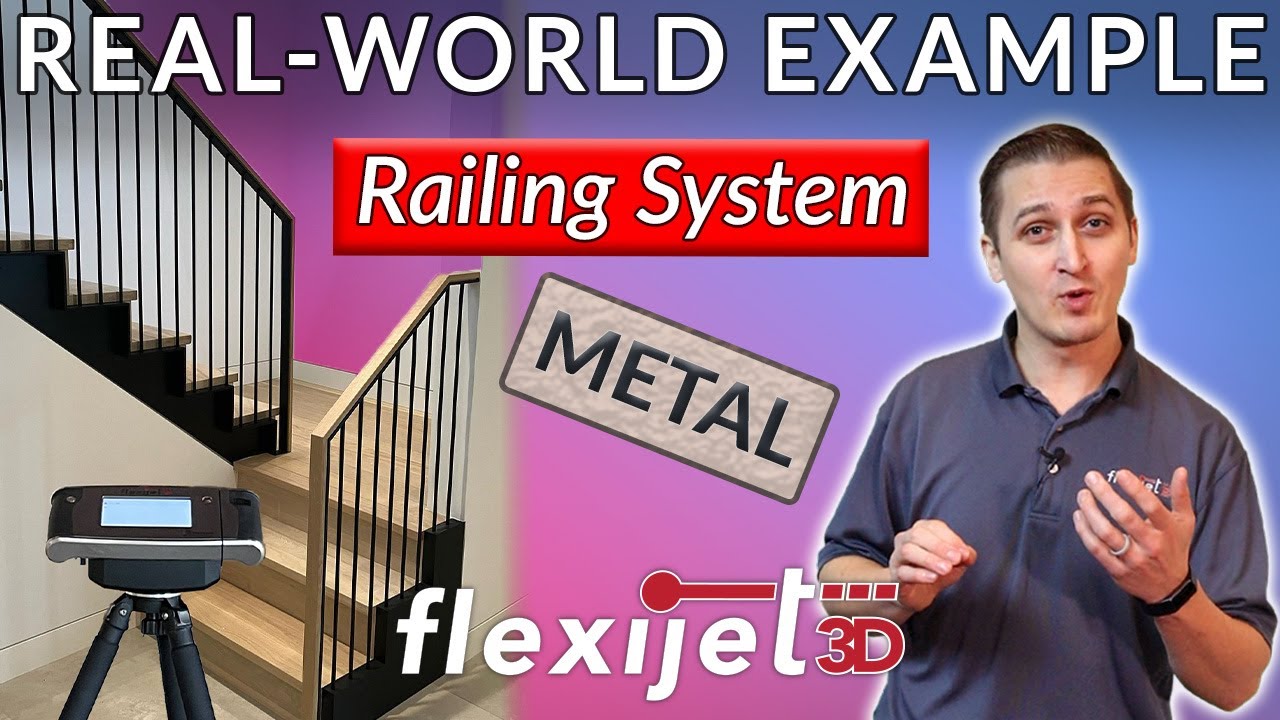 Metal Railing - Flexijet 3D Real-World Example