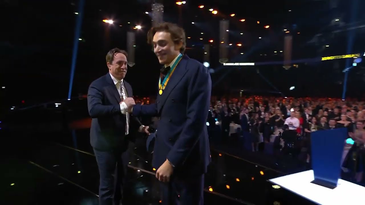 Armand Duplantis vinner Årets Manlige Idrottare på Idrottsgalan 2025