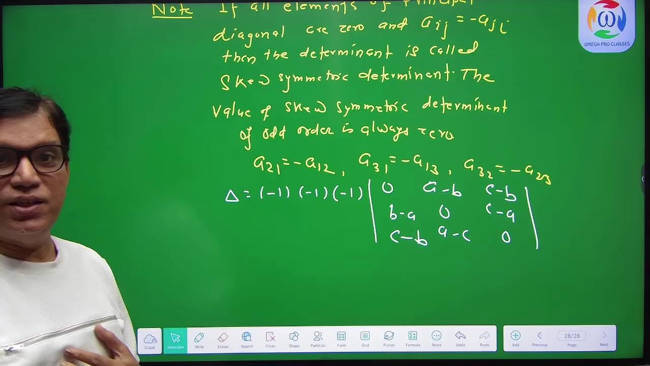My Broadcast Determinants important questions  | Class 12th | 