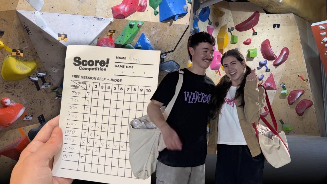 Can I Climb Busan’s Hardest Competition Boulders in 2 Hours?