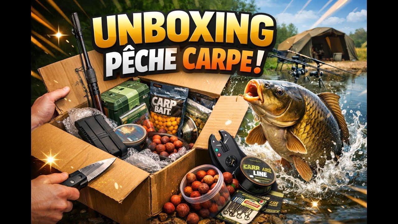 UNBOXING PECHE CARPE !!!