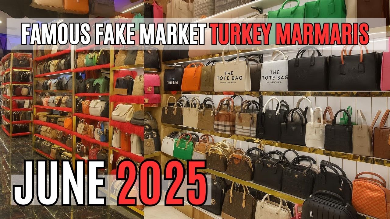 Best Fake Market Tour in Turkey 🇹🇷 | Marmaris Grand Bazaar 2025 in 4K UHD