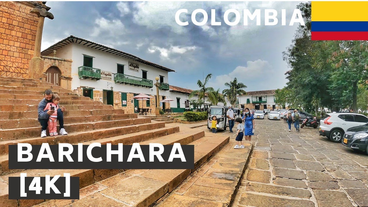 BARICHARA - COLOMBIA | Walking through the town【4K】 2021
