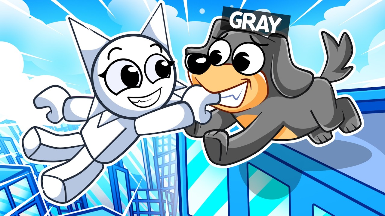GRAY VIROU CACHORRO PROTETOR no Roblox Snapchat!