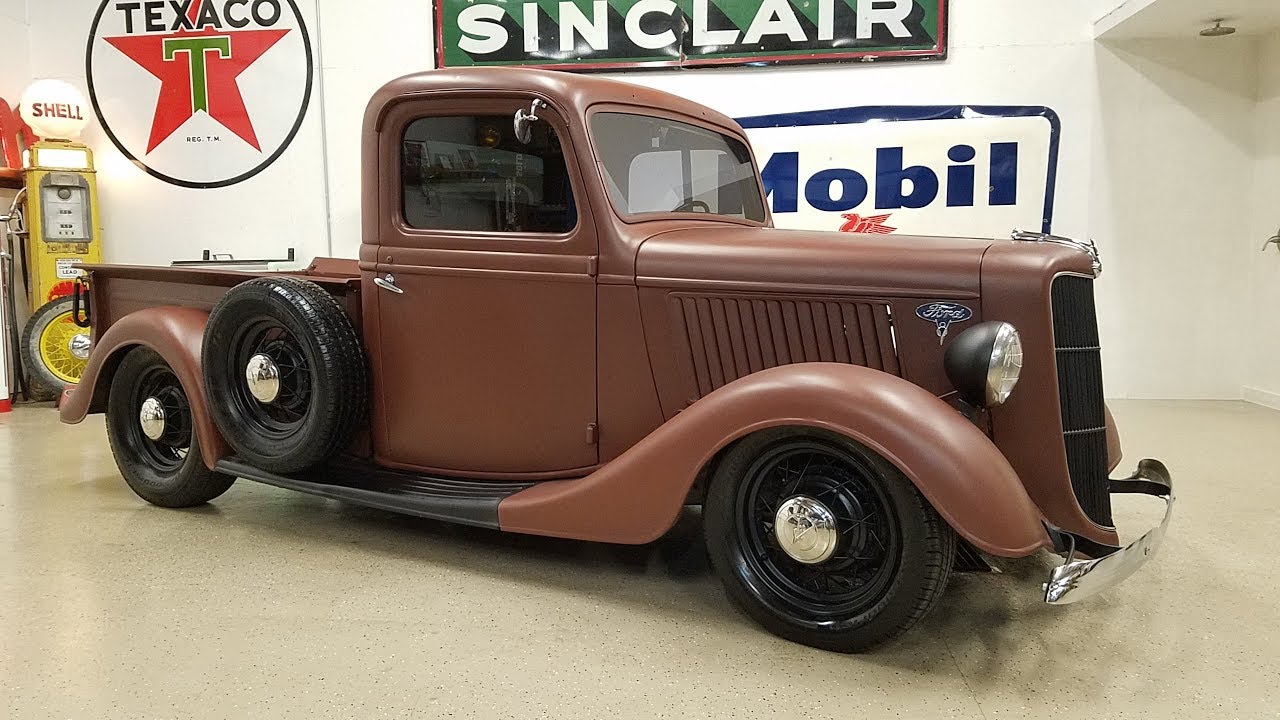 1936 Ford Truck Nostalgia V8 Flathead Custom Hot Rod Barrett Jackson Pickup
