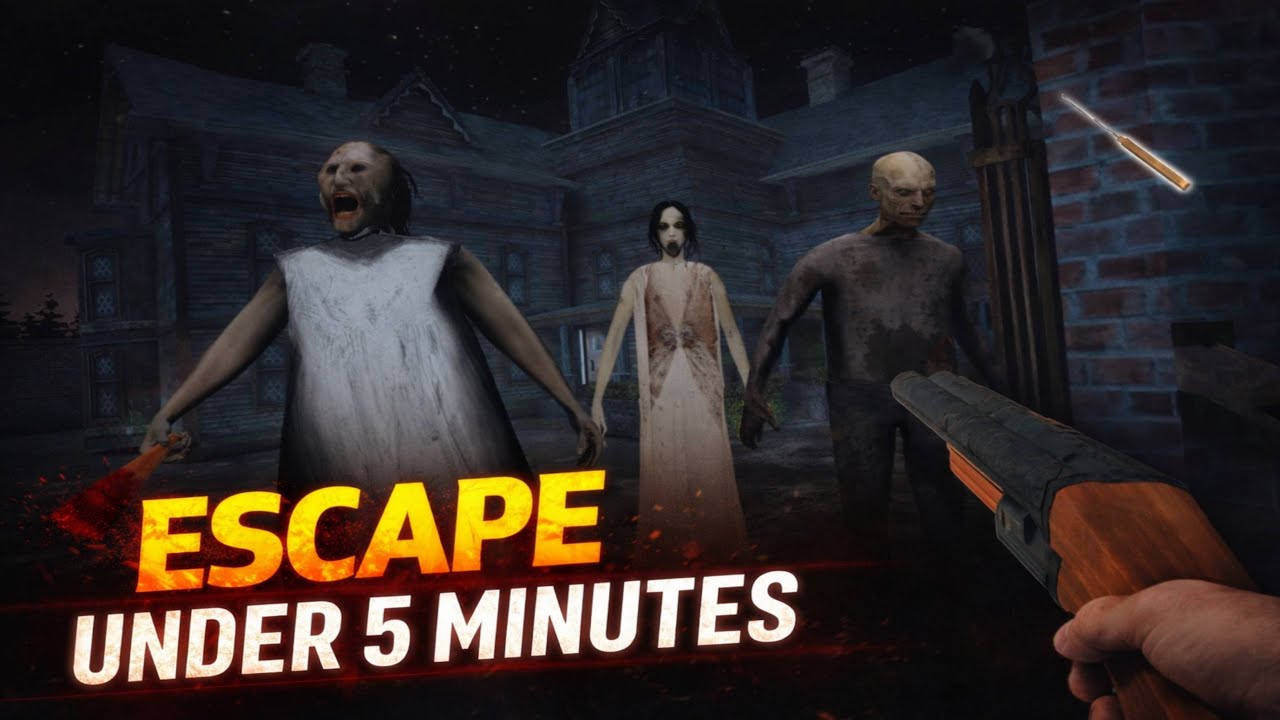 Granny Chapter 3 Full Gameplay 😱 | Bridge Escape Complete | BooBro