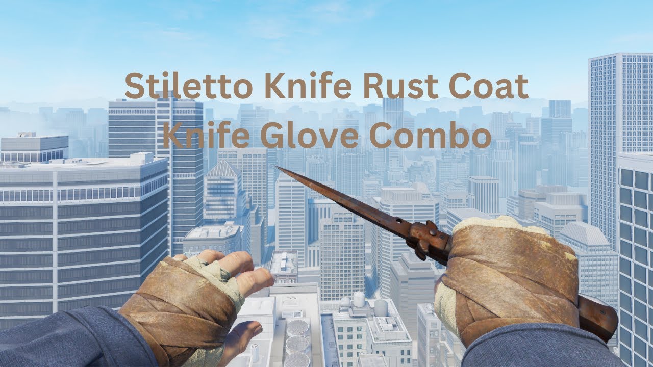 Stiletto Knife | Rust Coat Knife Glove Combo (CS2)