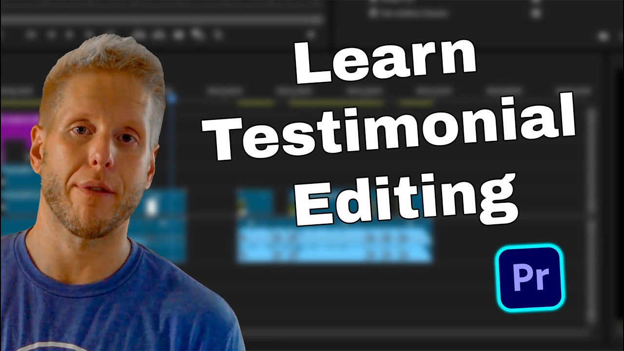 Premiere Pro Testimonial Tutorial | How to Edit Client Testimonial Videos Step by Step