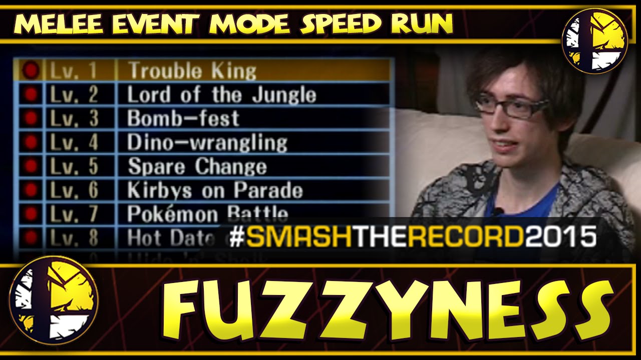 STR2015 - Fuzzyness' SSBM Event Mode Speedrun - Smash Melee
