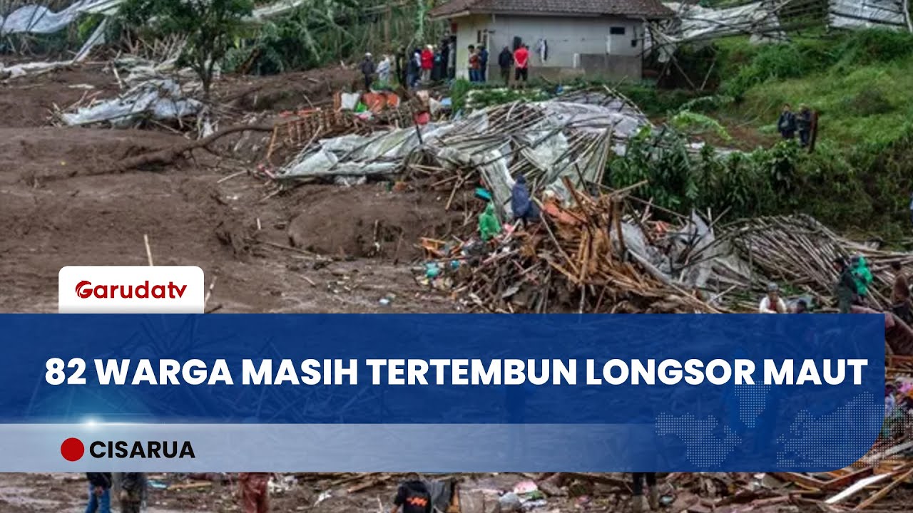 Bencana Longsor Cisarua: Puluhan Rumah Tertimbun, Warga Panik Histeris