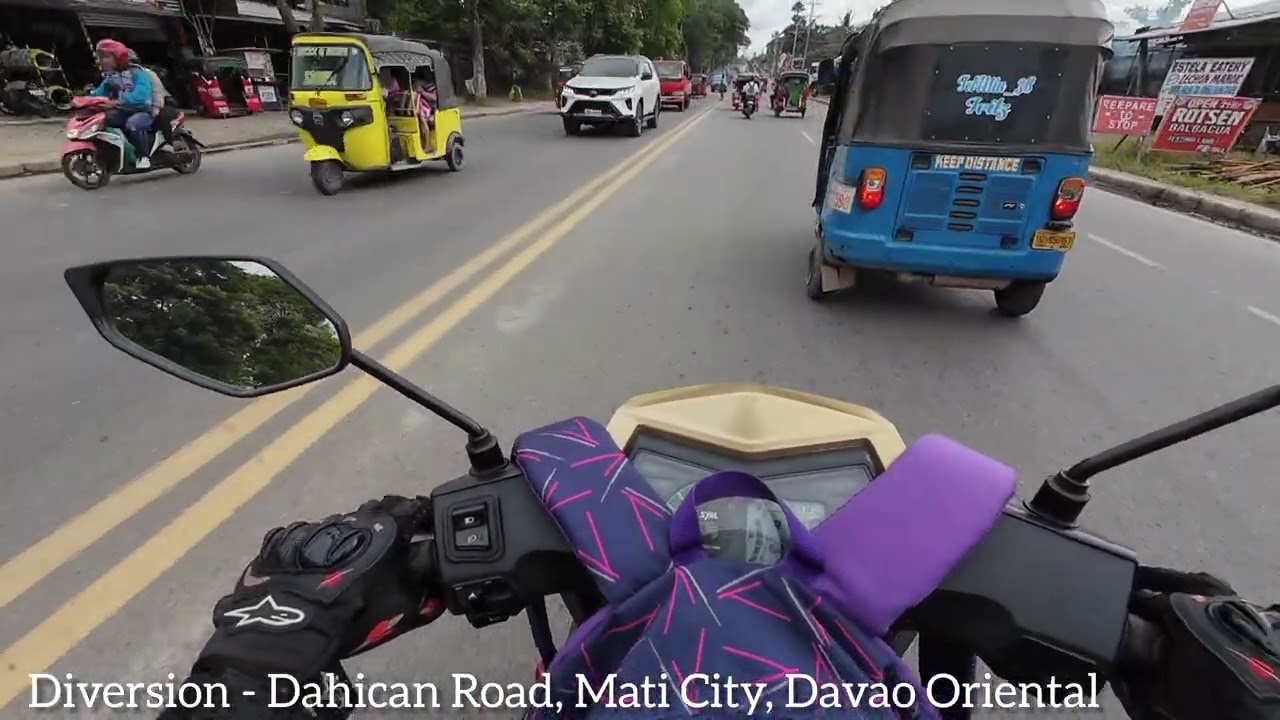 Diversion to Dahican, Mati City, Davao Oriental Road #vf3i 