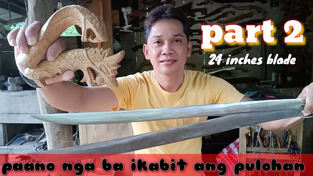 24 INCHES BLADE PART 2: pano ko nga ba ikakabit ang pulohan #tophertv