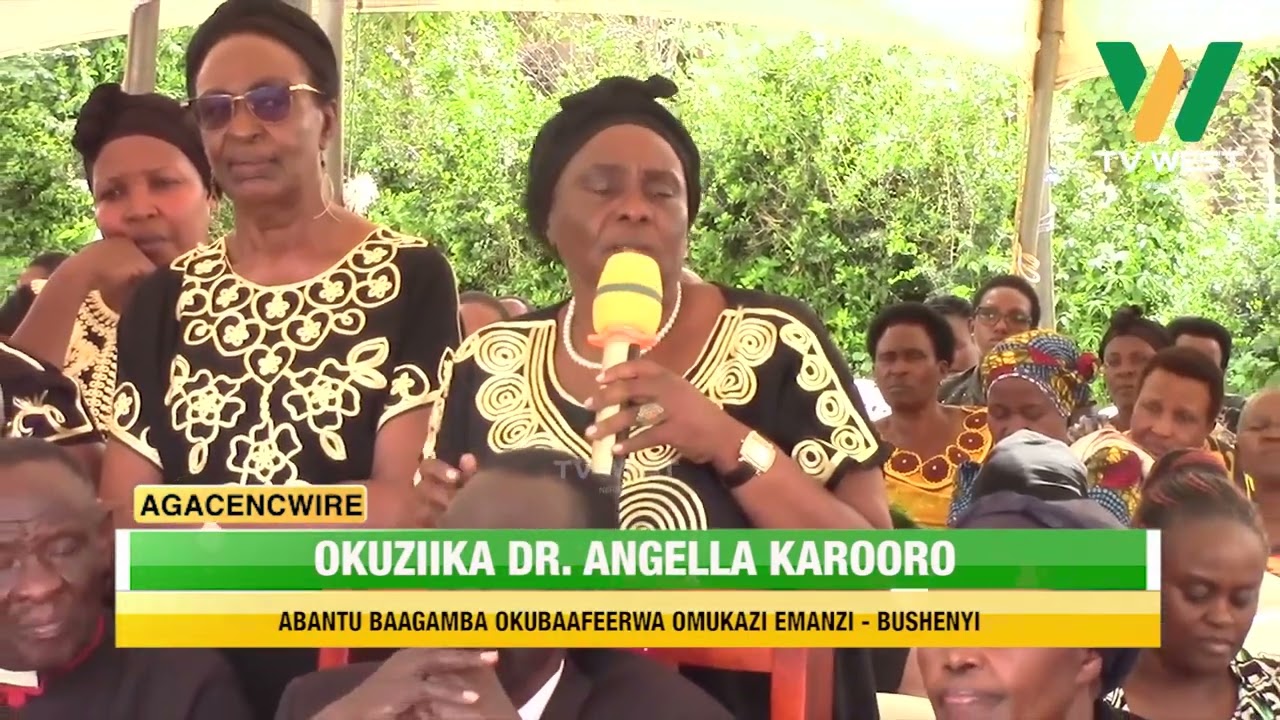 AGACENCWIRE: Okuziika Dr. Angella Karooro, abantu baagamba okubaafeerwa omukazi emanzi.