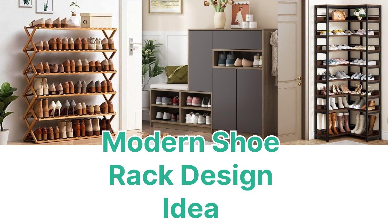 Modern Shoe Rack Design Idea ☝️