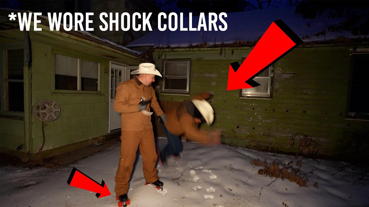 Wearing Shock Collars & Roller Skates inside USA's MOST HAUNTED Farm (Hilarious and Terrifying)