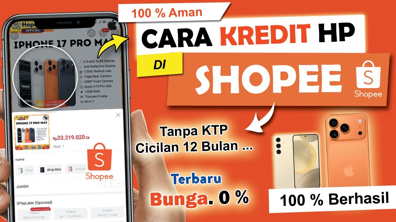 ✅ Cara Kredit HP di Shopee | Kredit HP di Shopee Terbaru